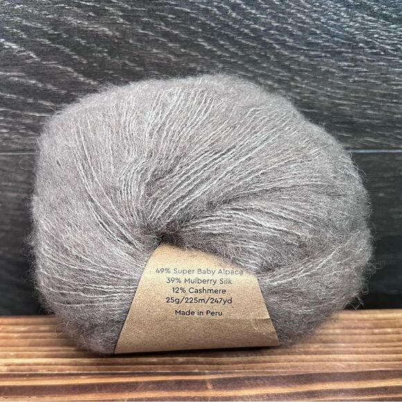 Yarn Citizen Luxe Trinity Cashmere in Walnut. New! - Picture 10 of 11
